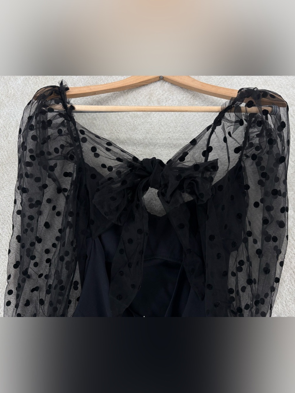 NWT Free People Molly At Midnight Bodysuit, Black - Picture 8 of 16